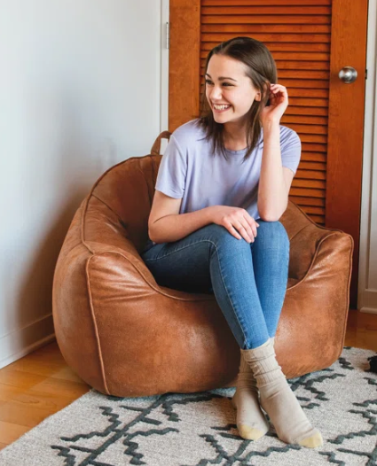 Bean Bag Chair – Ultra-Comfy Lightweight Beanbag for Ultimate