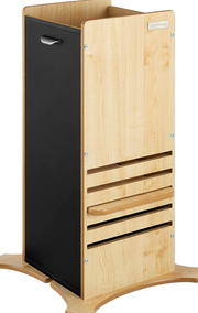 Dual-Sided Magnetic Chalkboard Panels FunPod Learning Tower for Kids