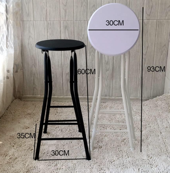Folding Bar Stool – Space-Saving Foldable Design