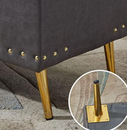 Faux Leather Ottoman Bench with Hidden Storage – Upholstered Flip-Top Footstool