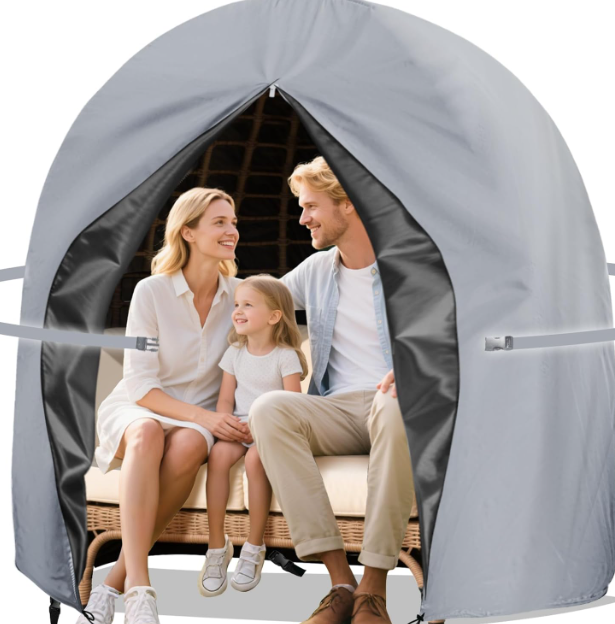 Egg Swing Chair Cover Waterproof-Outdoor Double Cocoon Seat