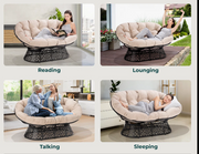Double Papasan Chair – Comfortable Two-Seater Chair