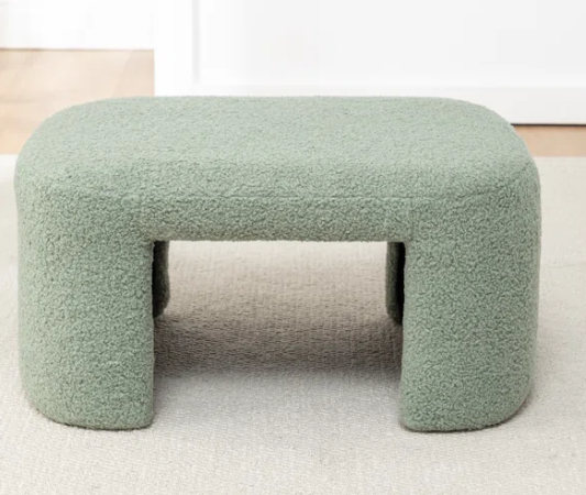 Premium Fabric Makeup footstools, Footrest & Versatile Extra Seating