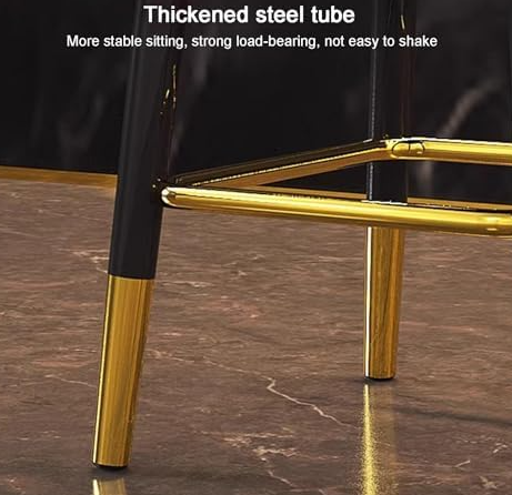 Bar Stools – Durable Counter Height Kitchen Stools with Backrest