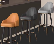Bar Stools – Durable Counter Height Kitchen Stools with Backrest
