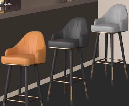 Bar Stools – Durable Counter Height Kitchen Stools with Backrest