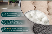 Double Papasan Chair – Comfortable Two-Seater Chair